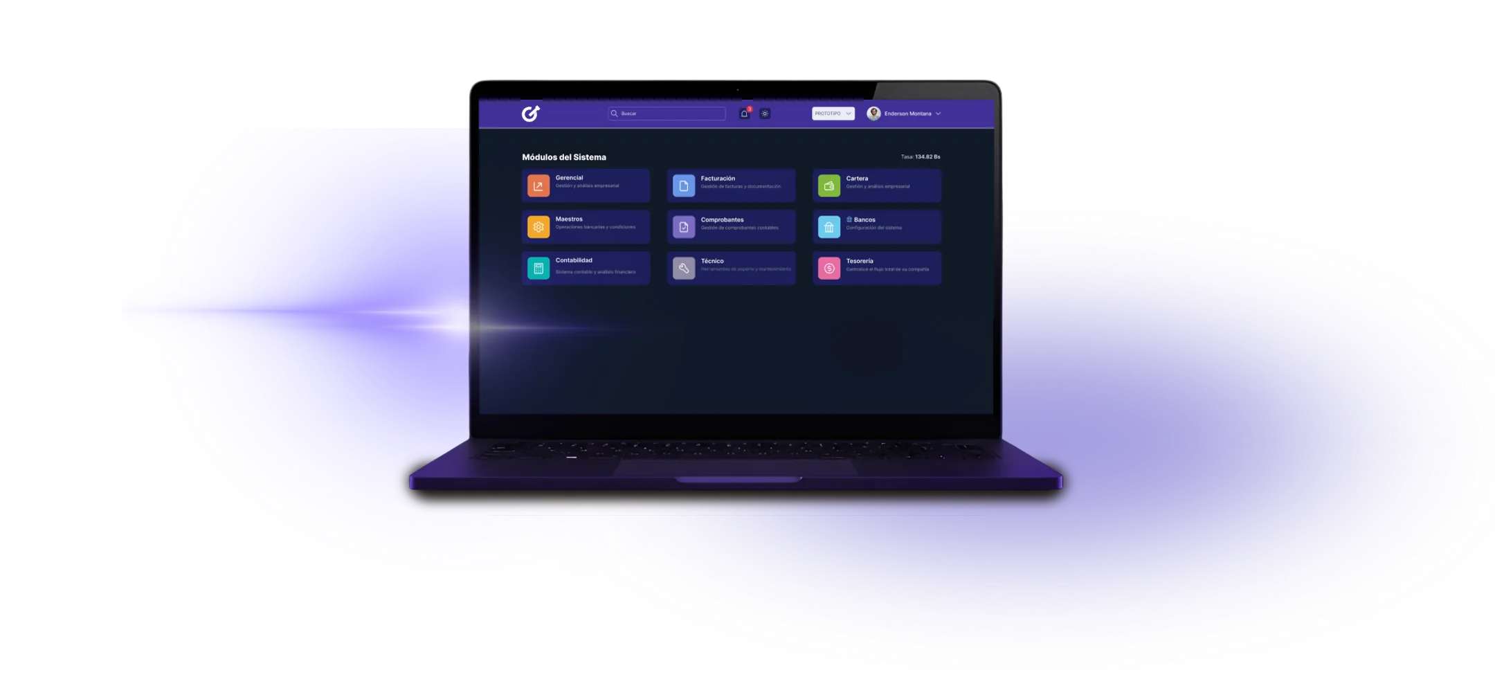 Suite Galilei PRO en laptop